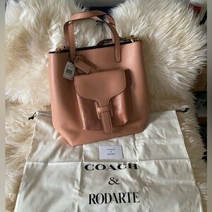 NWT Coach x Rodarte Snakeskin Pocket Tote Bag
